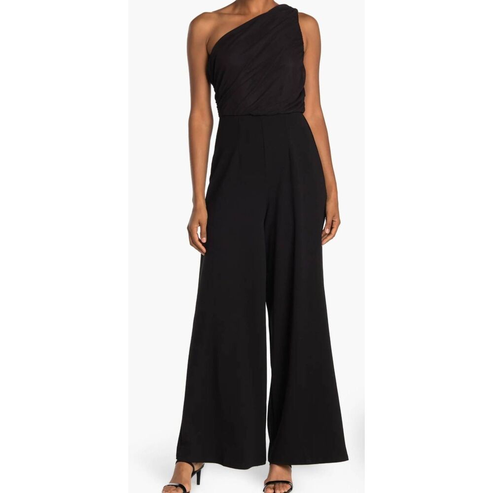 By Design Womens‎ Ava One-Shoulder Wide Leg Jumpsuit Size XL NWOT